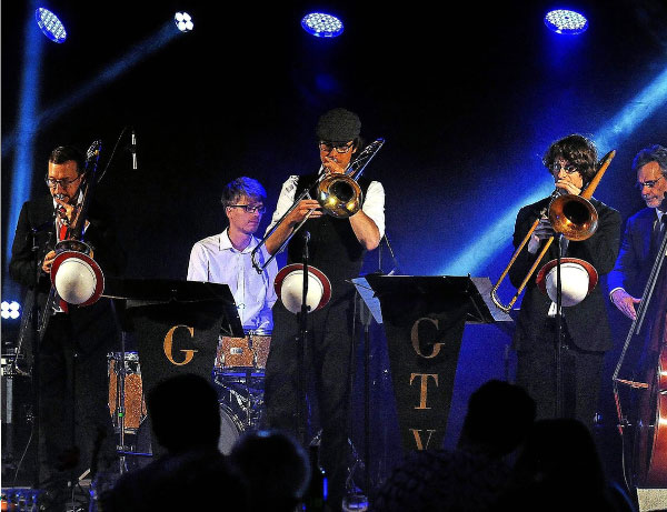 Das Quintett German Trombone Vibration - Foto: Ron Niebuhr 